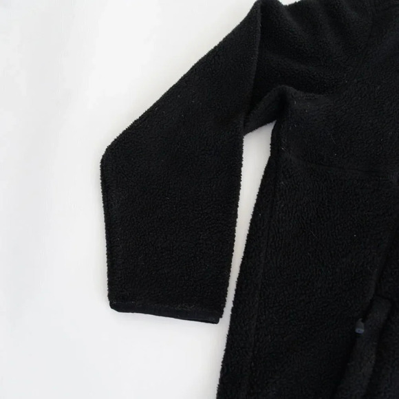 Vintage Avalanche  Outdoor Supply Co. Black Teddy Bear Soft Fabric with Kangaroo - Picture 9 of 14